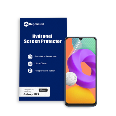 Samsung Galaxy M22 Compatible Premium Hydrogel Screen Protector With Full Coverage Ultra HD